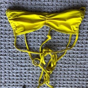 Araks Bright Yellow Bikini Top